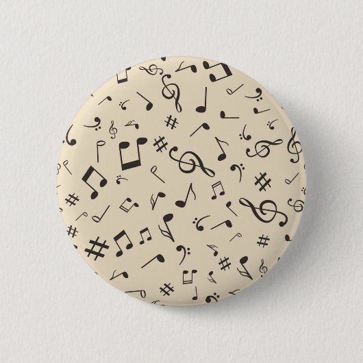 Musikmuster Button (Vorderseite)