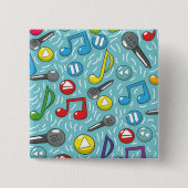 Musikmuster Button (Vorderseite)