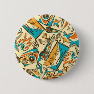 Musikmuster Button