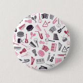 Musikmuster Button (Vorderseite)