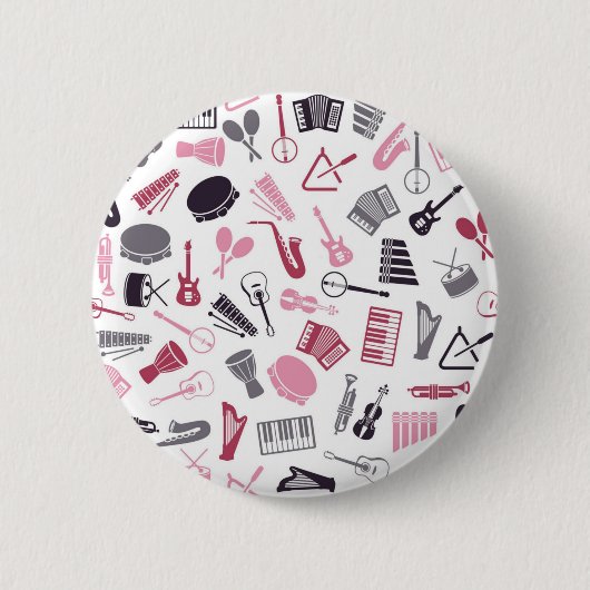 Musikmuster Button (Vorderseite)