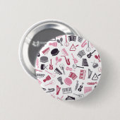 Musikmuster Button (Vorne & Hinten)