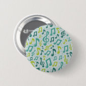 Musikmuster Button (Vorne & Hinten)