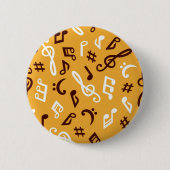 Musikmuster Button (Vorderseite)