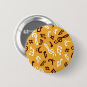 Musikmuster Button (Vorne & Hinten)