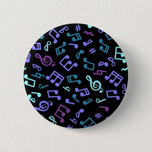 Musikmuster Button (Vorderseite)