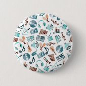 Musikmuster Button (Vorderseite)