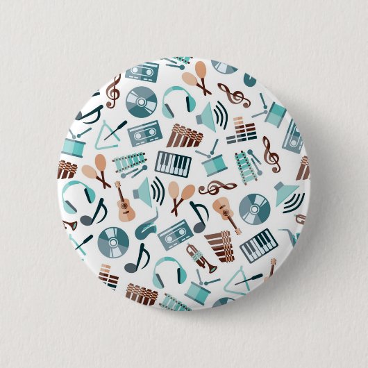 Musikmuster Button (Vorderseite)