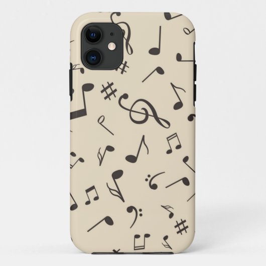 Musikmuster Case-Mate iPhone Hülle (Rückseite)