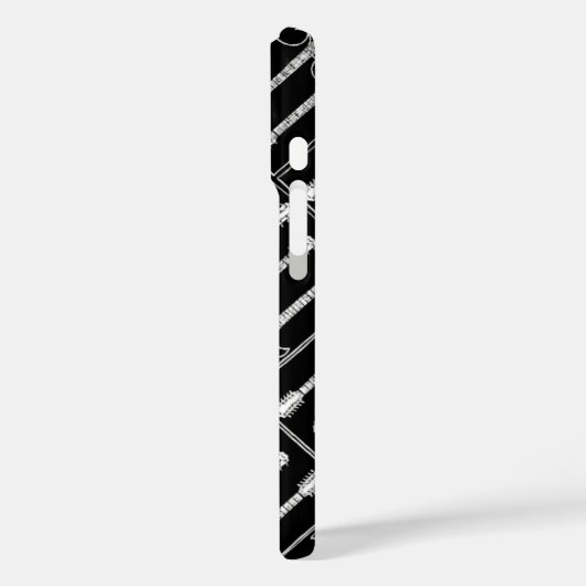 Musikmuster Case-Mate iPhone Hülle (Rückseite / Links)