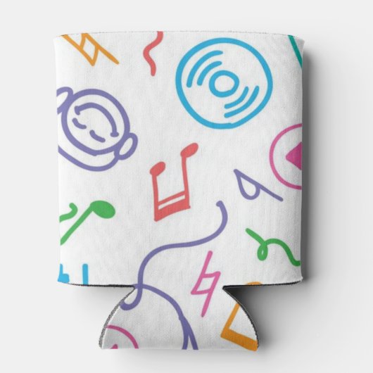 Musikmuster Dosenkühler (Rückseite)