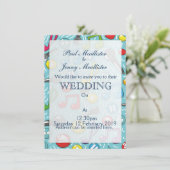 Musikmuster Einladung (Stehend Vorderseite)