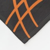 Musikmuster Fleecedecke (Ecke)