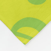 Musikmuster Fleecedecke (Ecke)