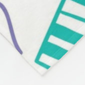 Musikmuster Fleecedecke (Ecke)