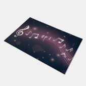 Musikmuster Fußmatte (Schrägansicht)
