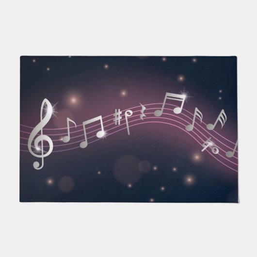 Musikmuster Fußmatte (Vorderseite)