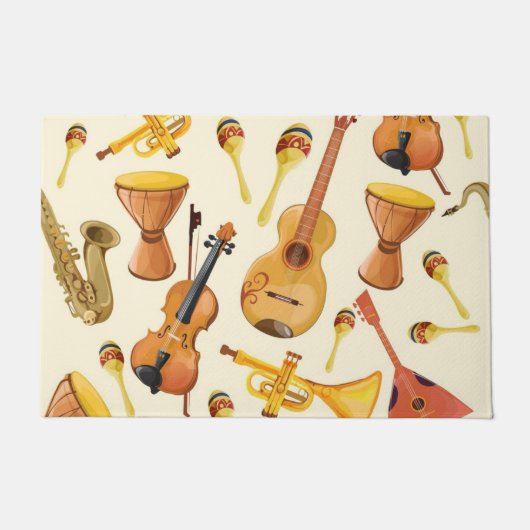 Musikmuster Fußmatte (Vorderseite)