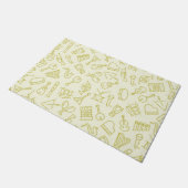 Musikmuster Fußmatte (Schrägansicht)