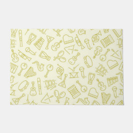 Musikmuster Fußmatte