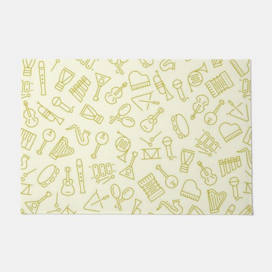 Musikmuster Fußmatte (Vorderseite)