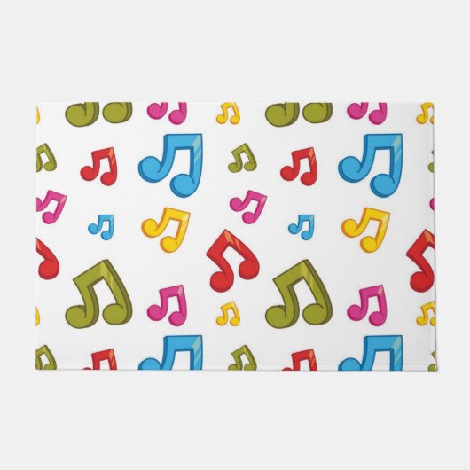 Musikmuster Fußmatte (Vorderseite)
