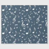 Musikmuster Geschenkpapier (Flach)
