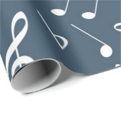 Musikmuster Geschenkpapier (Rolleneckpunkt)