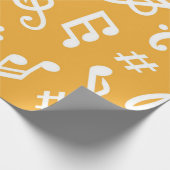 Musikmuster Geschenkpapier (Ecke)