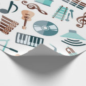 Musikmuster Geschenkpapier (Ecke)