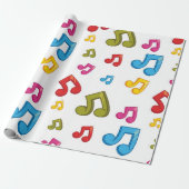 Musikmuster Geschenkpapier (Ungerollt)