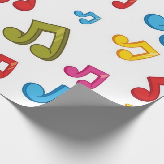 Musikmuster Geschenkpapier (Ecke)