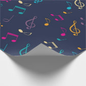 Musikmuster Geschenkpapier (Ecke)
