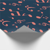 Musikmuster Geschenkpapier (Ecke)