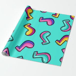 Musikmuster Geschenkpapier