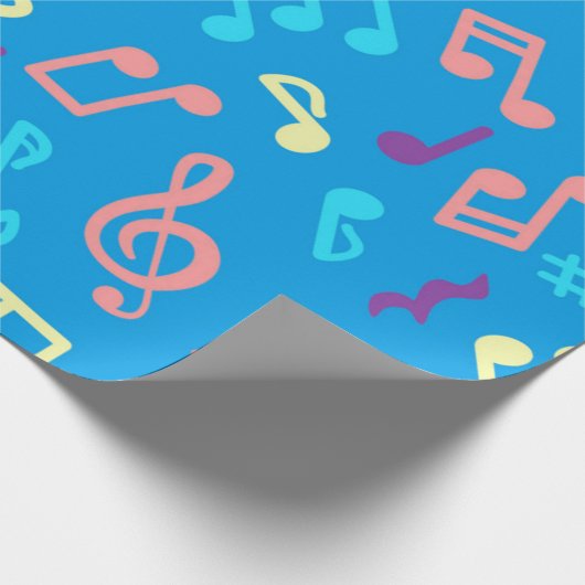 Musikmuster Geschenkpapier (Ecke)