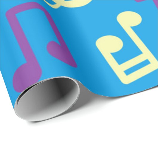 Musikmuster Geschenkpapier (Rolleneckpunkt)