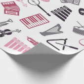 Musikmuster Geschenkpapier (Ecke)
