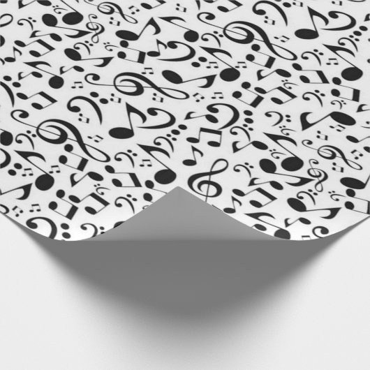 Musikmuster Geschenkpapier (Ecke)