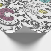 Musikmuster Geschenkpapier (Ecke)