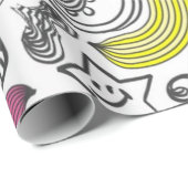 Musikmuster Geschenkpapier (Rolleneckpunkt)