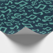 Musikmuster Geschenkpapier (Ecke)