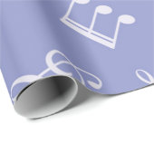 Musikmuster Geschenkpapier (Rolleneckpunkt)