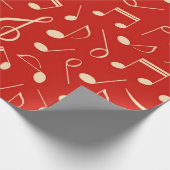 Musikmuster Geschenkpapier (Ecke)