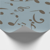 Musikmuster Geschenkpapier (Ecke)