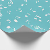Musikmuster Geschenkpapier (Ecke)