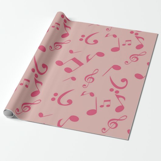 Musikmuster Geschenkpapier (Ungerollt)
