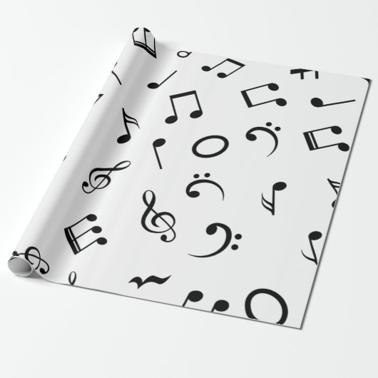Musikmuster Geschenkpapier (Ungerollt)