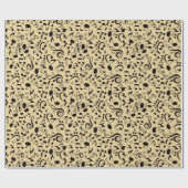 Musikmuster Geschenkpapier (Flach)