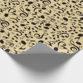 Musikmuster Geschenkpapier (Ecke)